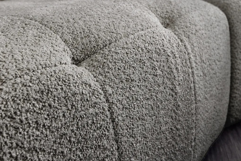 Pohovka ROYAL 295 cm XXL bouclé šedá