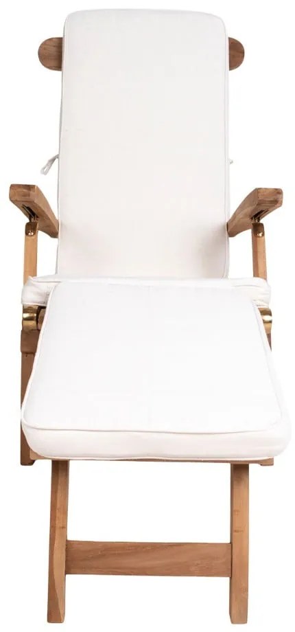 Biely bavlnený podsedák na exteriérové ležadlo House Nordic Arrecife