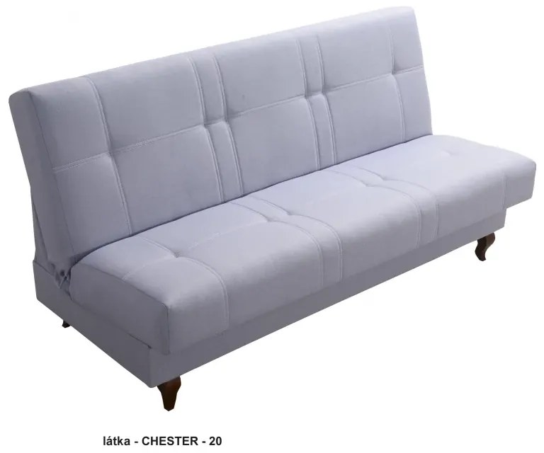 Pohovka LUDVÍK, sivá (elegance an 8172)