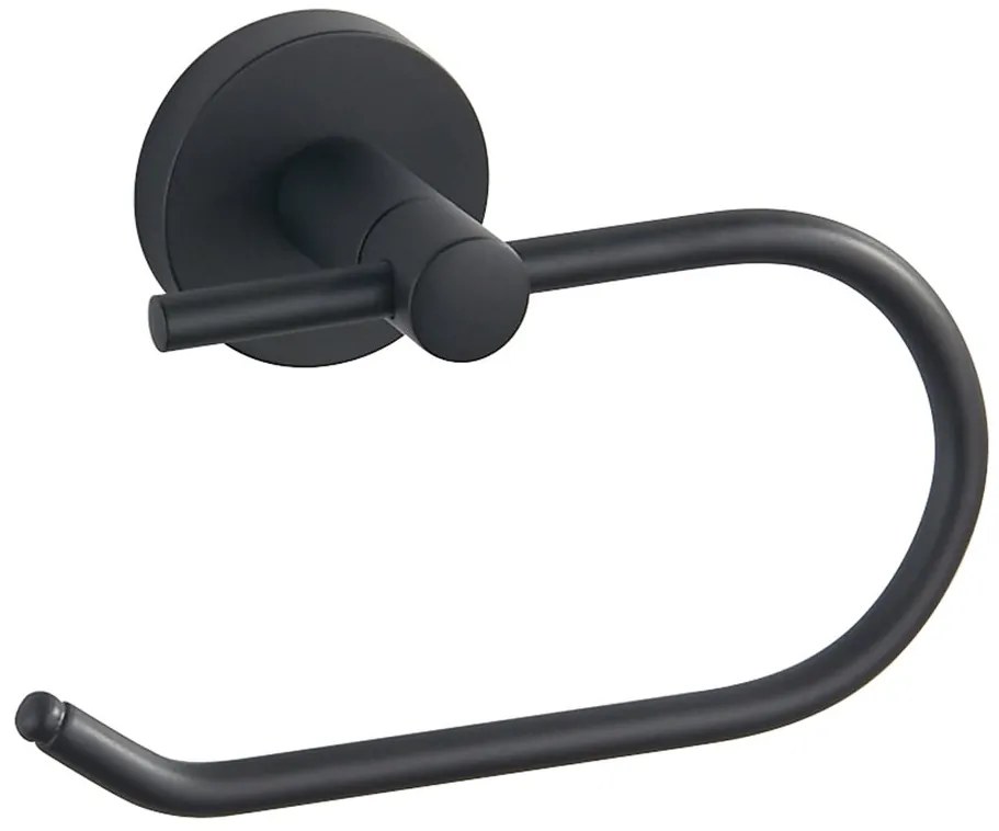 Aqualine Aqualine, SAMBA držiak toaletného papiera bez krytu, čierna, SB217