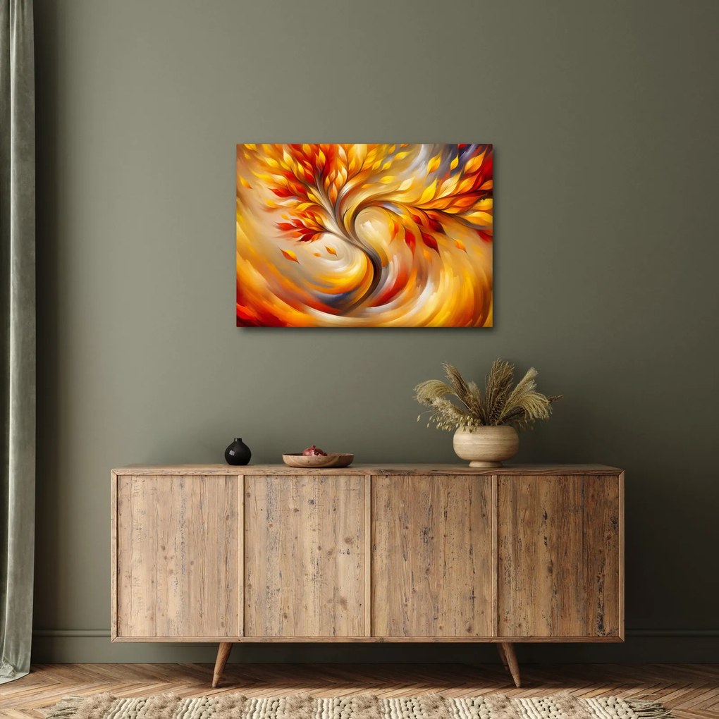 Obraz - Jesenný strom (70x50 cm)