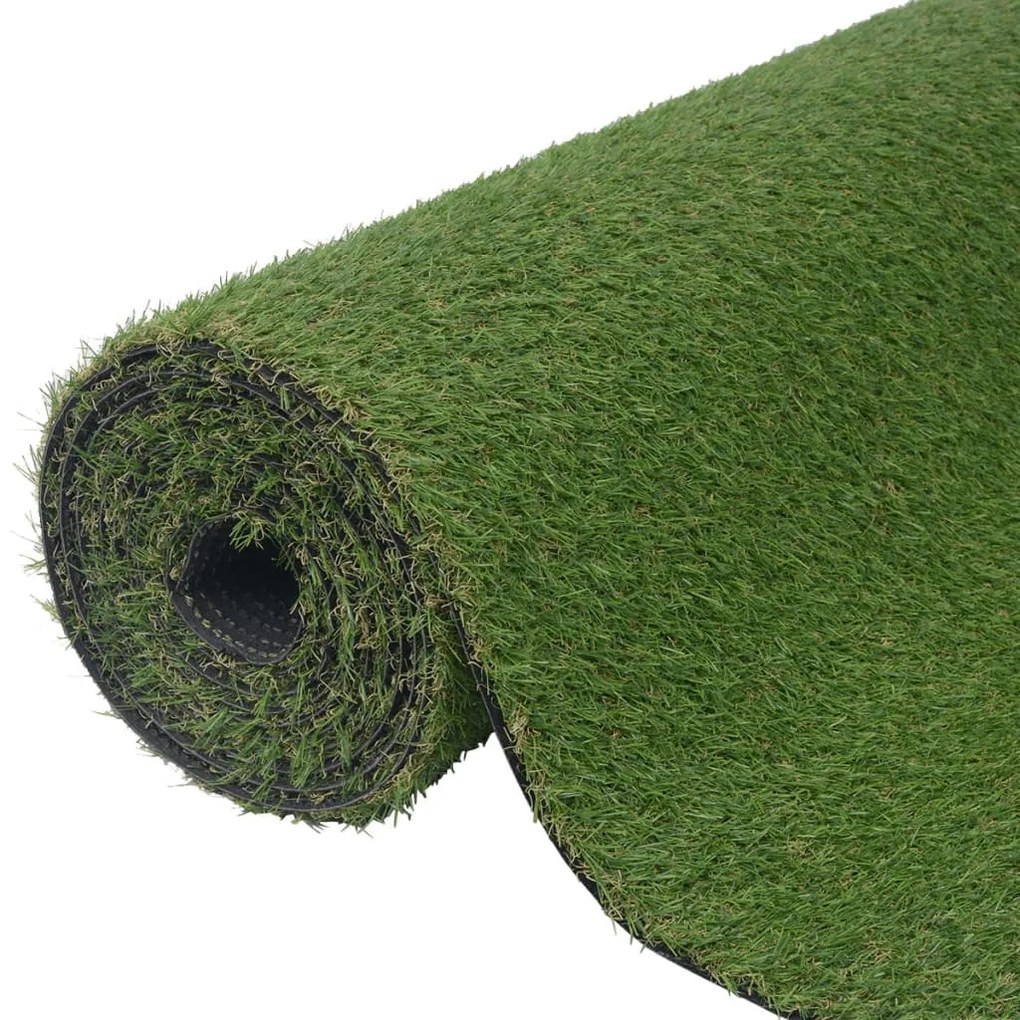 vidaXL Umelý trávnik 1,33x8 m/20 mm, zelený
