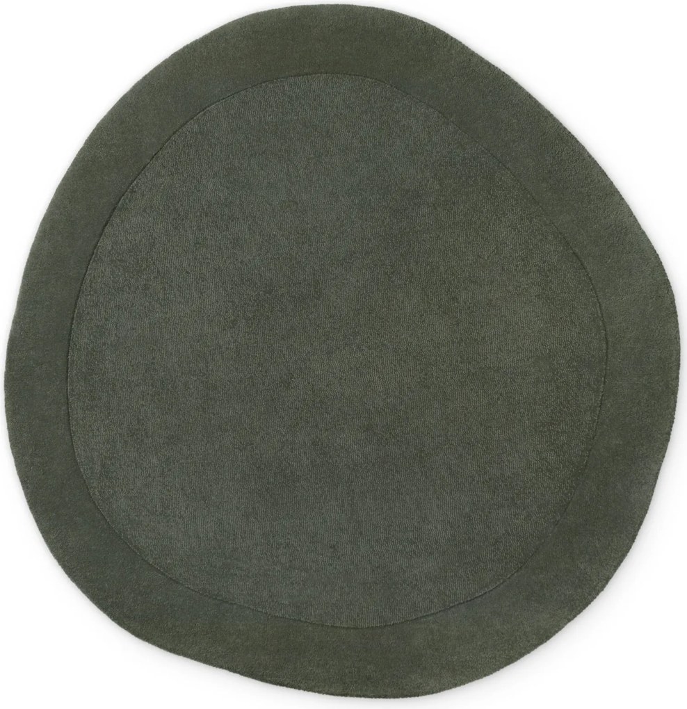 Villeroy & Boch, Kusový koberec Villeroy & Boch Kari 106288 Green, 160x160 (priemer) kruh, zelená, obývacia izba