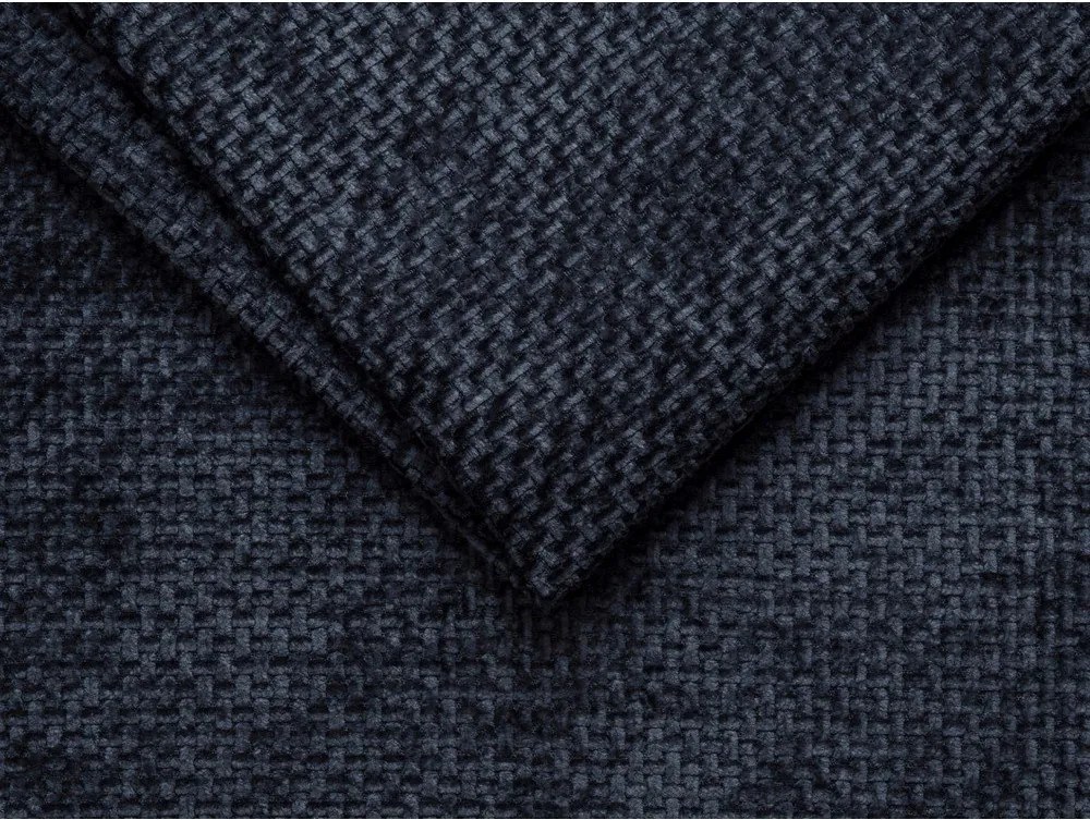 Tmavomodrá ženilková rohová pohovka (pravý roh/s leňoškou) Lupine – Micadoni