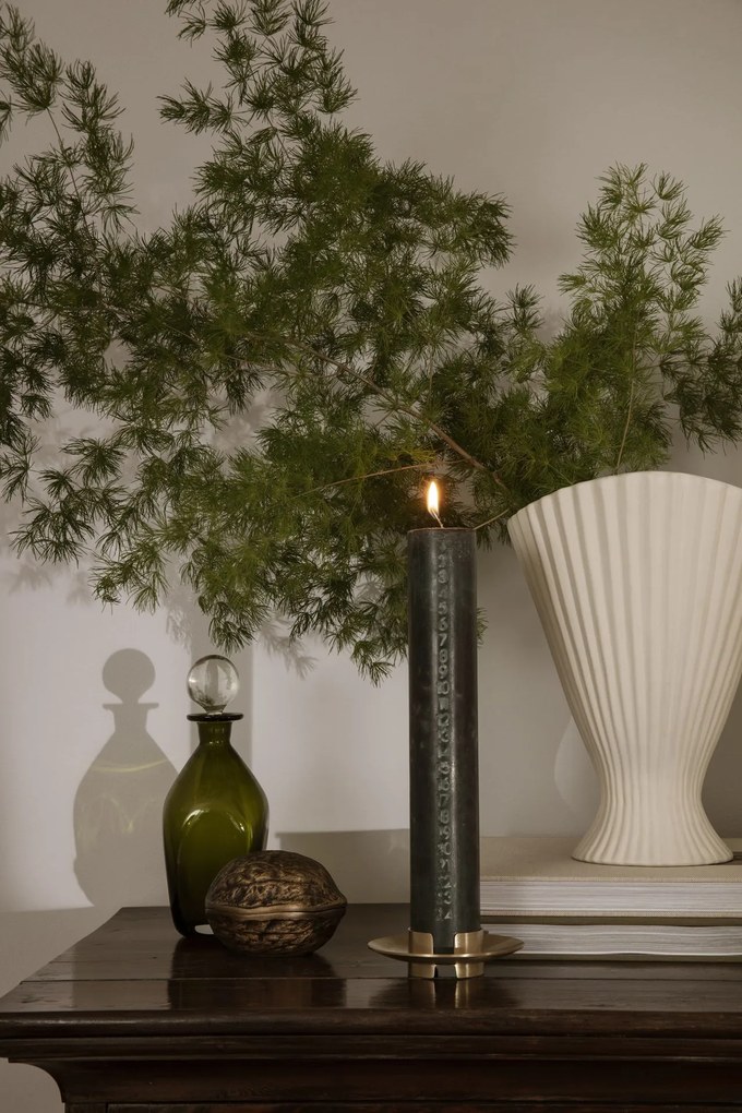 Ferm Living Dizajnová váza Fountain Off White