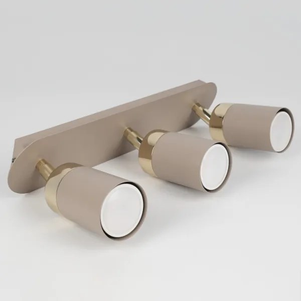 Brilagi - Bodové svietidlo POKER 3xGU10/25W/230V béžová
