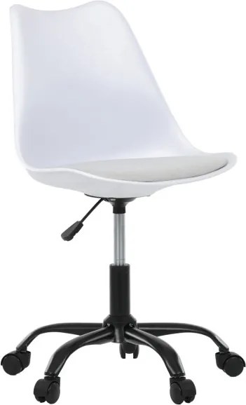 Kancelárska stolička biela KA-X7055 WT