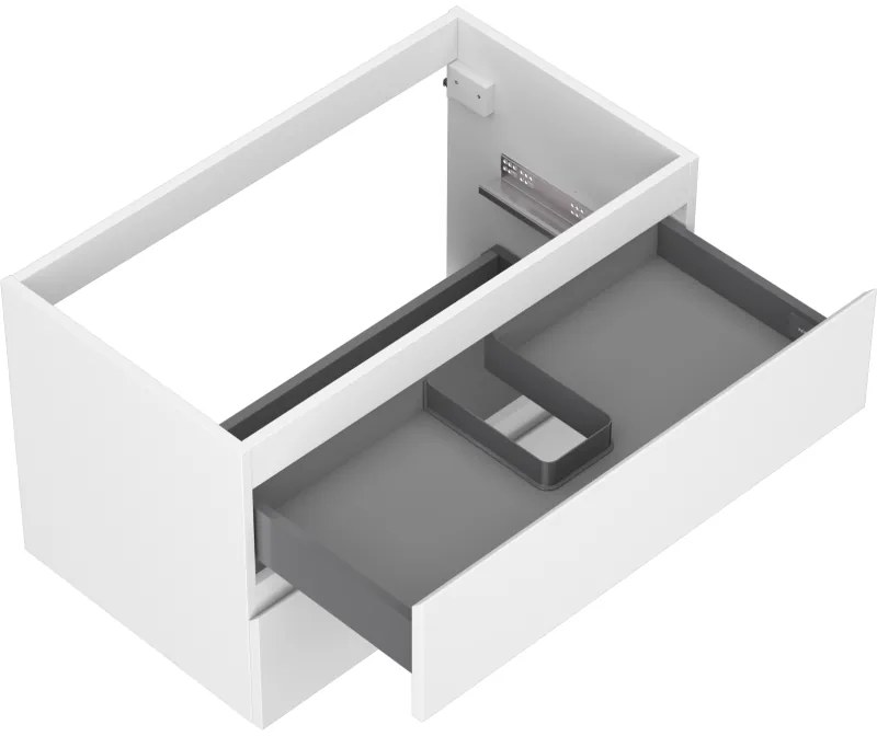 Mexen Orio, kúpeľňová skrinka 80 cm, 2 zásuvky, biela matná, 91A10-08047-2-BFF01