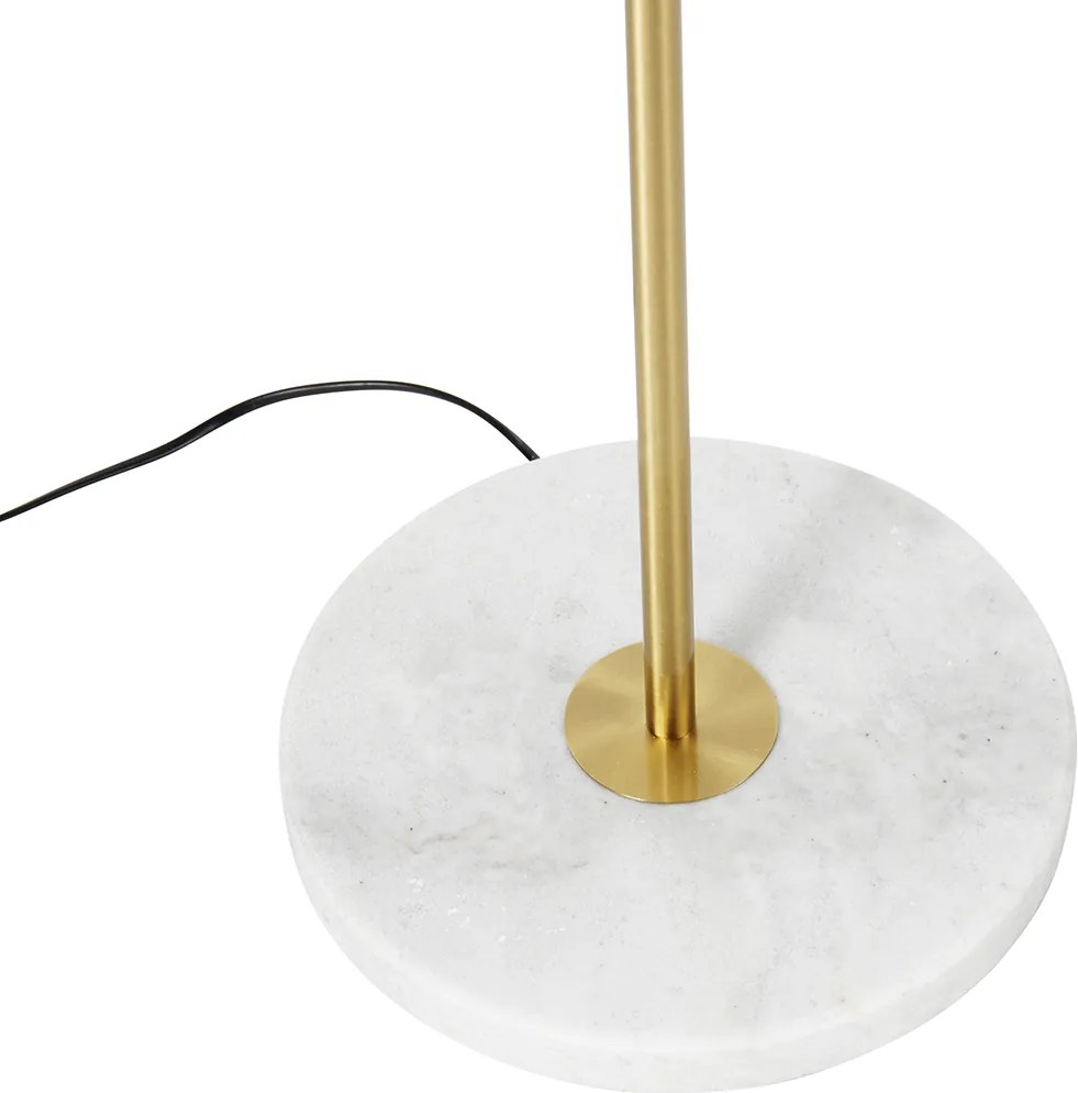 Moderná stojaca lampa mosadz - Kaso