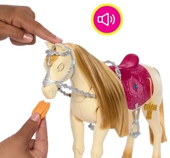 Mattel Barbie Tancujúci kôň so zvukmi a doplnkami HXJ42