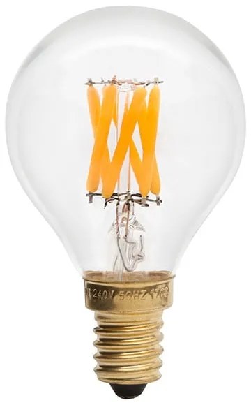 Teplá LED filamentová stmievateľná žiarovka E14, 3 W Pluto – tala