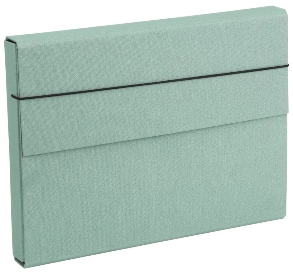 Zelený kartónový organizér Olof Canvas Paper Laminate – Bigso