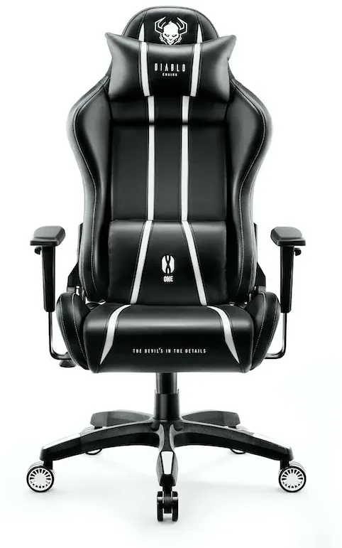 Herné kreslo Diablo X-One 2.0 King Size: čierno-bielý Diablochairs