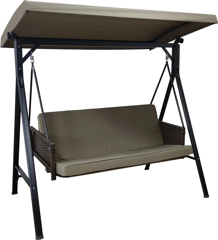 Záhradná hojdačka pre 3 osoby Houseland Siena