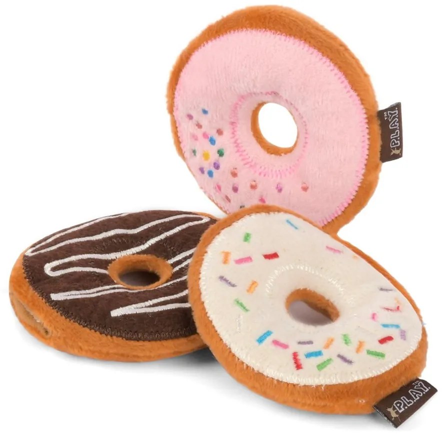 Hračky pre mačku v súprave 3 ks Donuts – P.L.A.Y.