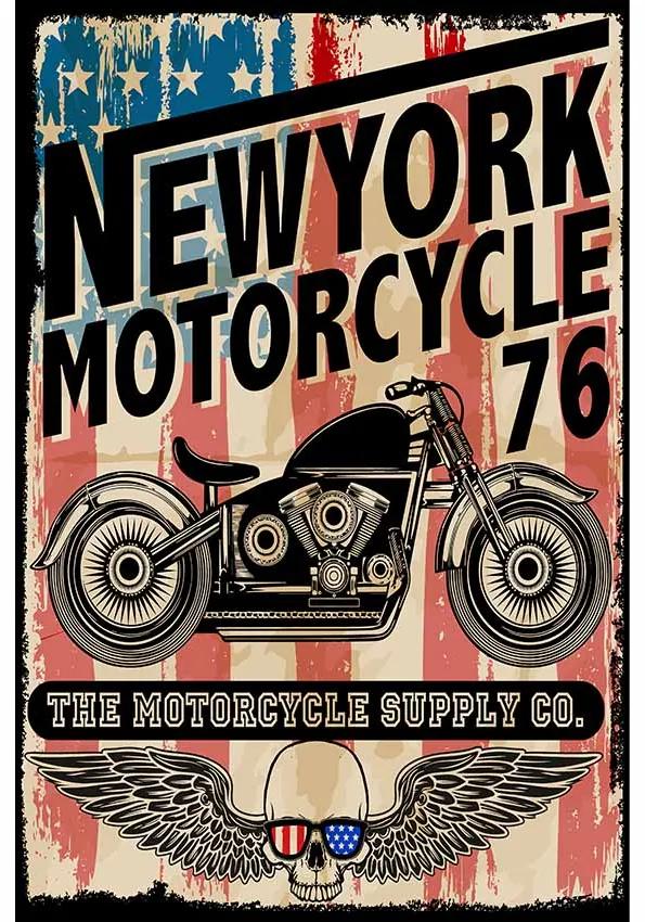 Ceduľa New York Motorcycle 76