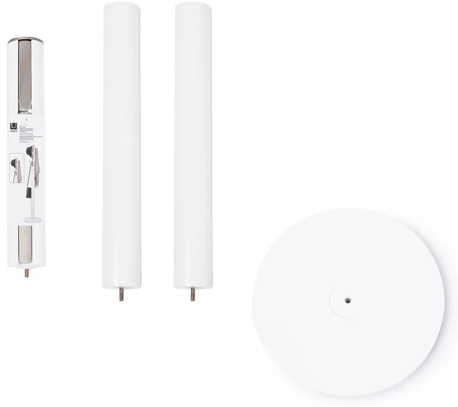 Biely vešiak z kaučukového dreva Flapper - Umbra