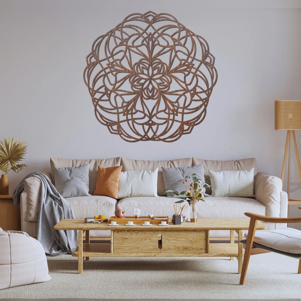 SENTOP | Drevená nástenná mandala – Elegantná dekorácia z dreva | SENTOP HDF0250