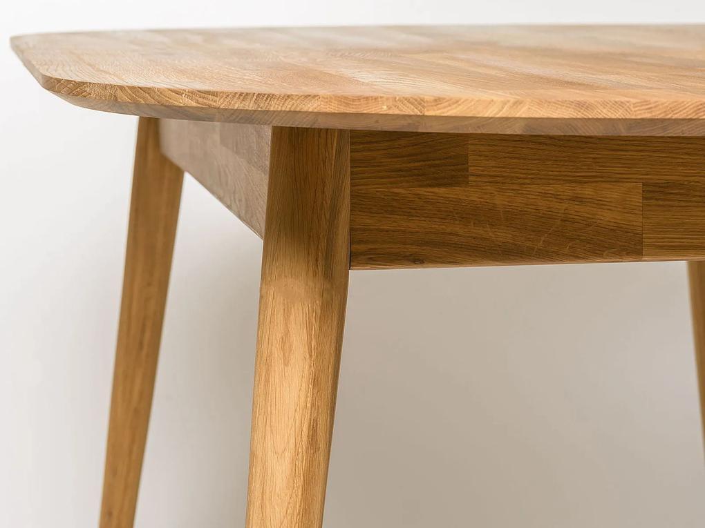 Oválny dubový stôl 170x90 Bergen olej intenzívny