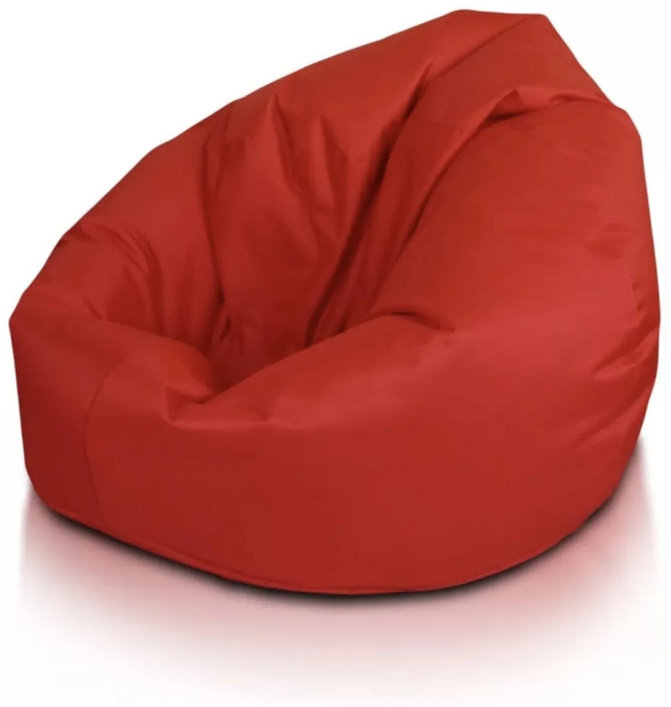 Lacný sedací vak Sakwa M – pohodlný vak pre deti, ľahký a ľahko čistiteľný Farba: NC12 - červená