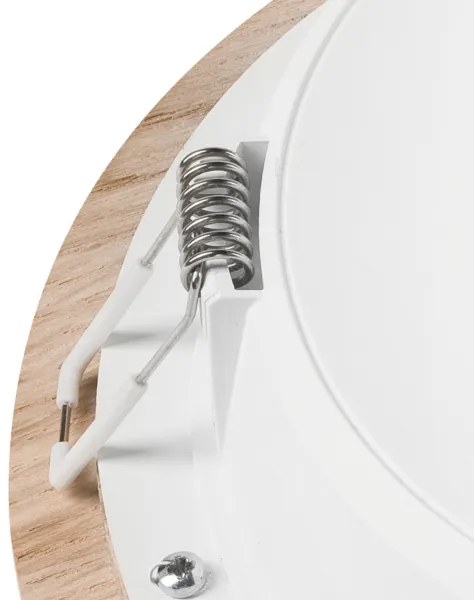 LED Podhľadové svietidlo WOODY SPOT LED/16,5W/230V 4000K dub ø 18,5 cm