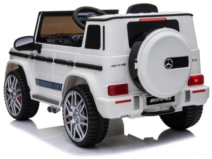 Elektrické autíčko Mercedes G63 AMG biele