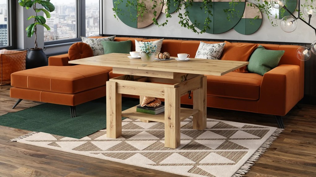 CLEO DUB ARTISAN, ROZKLADACÍ, ZDVÍHACÍ KONFERENČNÝ STÔL, STOLÍK