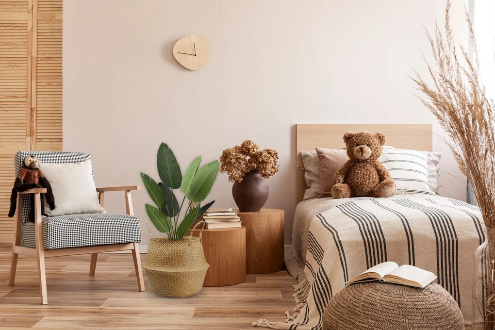 Tutumi Tutumi, pletený prírodný kôš v štýle Boho 381180B, hnedá, HOM-06661