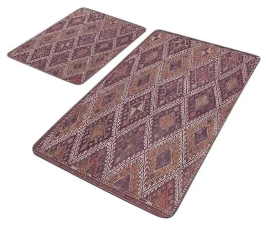 Zamatové kúpeľňové predložky v súprave 2 ks 60x100 cm – Mila Home