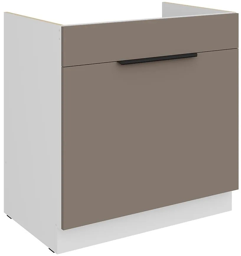 Kuchynská skrinka Aria-Ta/Wh Anti Fingerprint 80zl 1s Bb