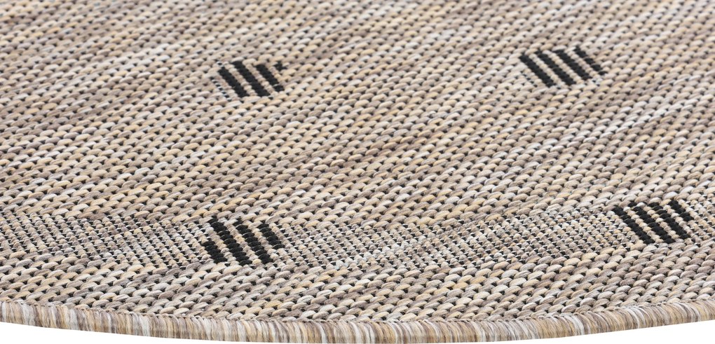 TA Koberec KE63A BROWN MELISSA MAA Rozmer: 140x140 cm