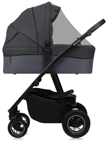 Lionelo - Kombinovaný kočík 2v1 AMBER PLUS Grey Graphite