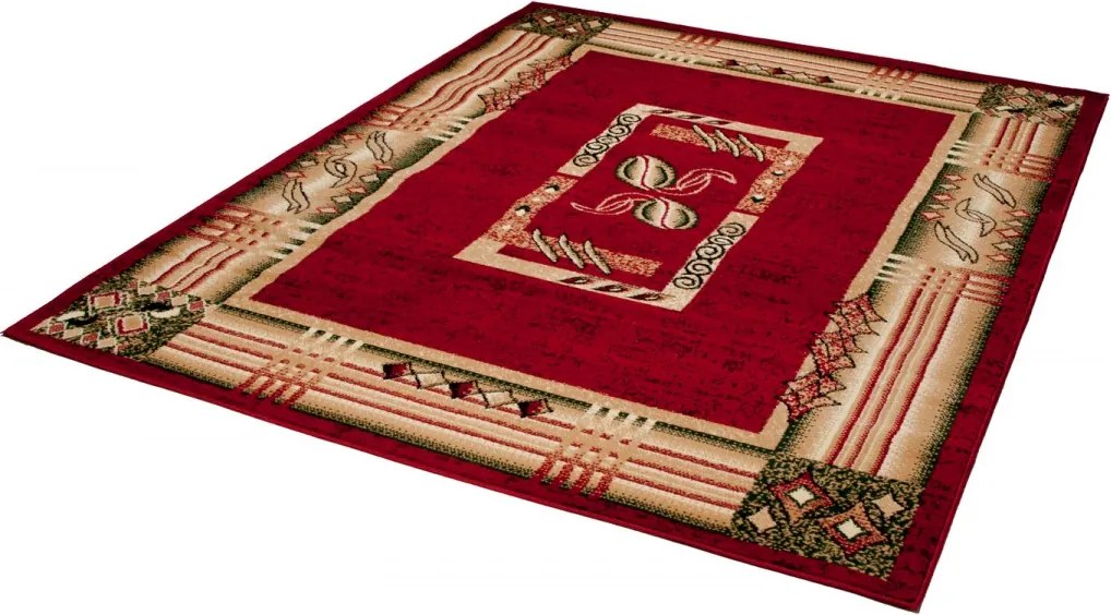 TA Koberec C766A ČERVENÝ ATLAS PP Rozmer: 180x250 cm