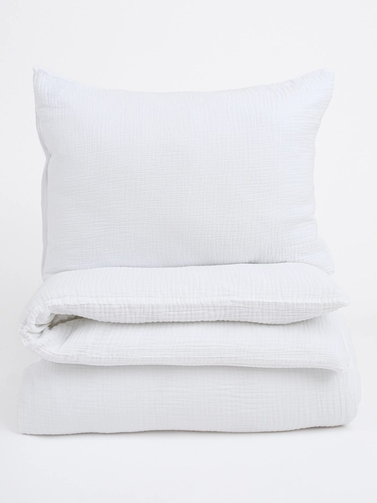 Mušelínové obliečky - Alexia biela