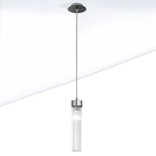 Kolarz 6009.30160 - Luster na lanku RAGGIO 1xE14/25W/230V matný chróm