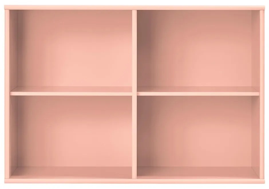 Ružová závesná knižnica 89x61x32,5 cm Mistral – Hammel Furniture