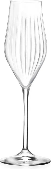 RCR TIMELESS POHÁR NA ŠAMPANSKÉ 230ML SADA 6KS