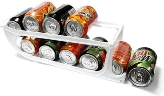 Stojan s dávkovačem na plechovky