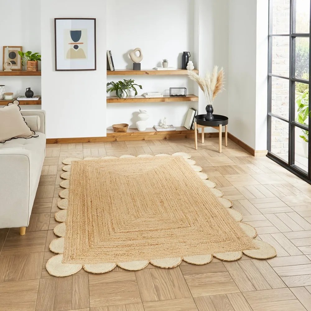 Jutový koberec v prírodnej farbe 160x230 cm Savannah Jute – Think Rugs
