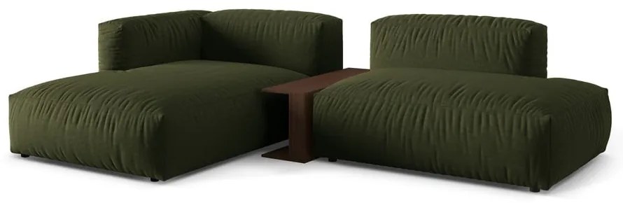Zelená modulárna rohová pohovka (ľavý roh) Martina – Micadoni Home