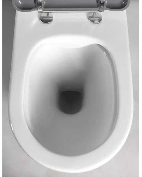 Sapho - bezbariérové kombinované WC, biela