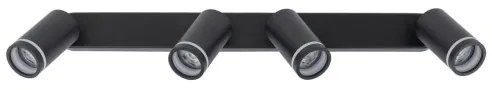 Bodové svietidlo JET 4xGU10/10W/230V čierna