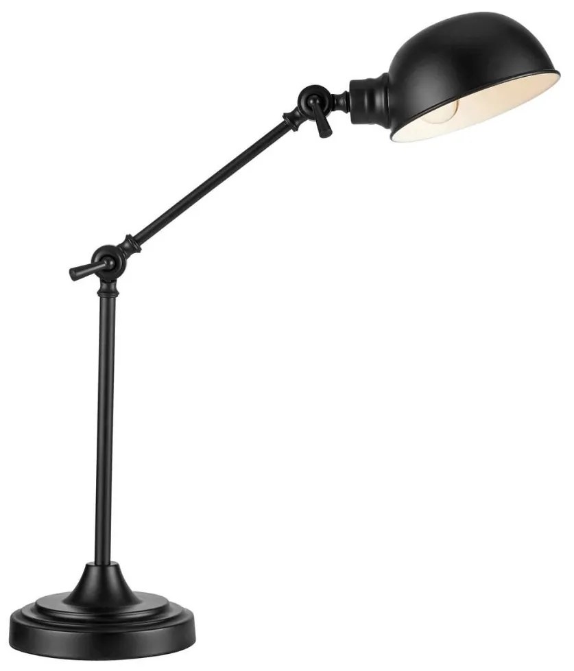Markslöjd Markslöjd 108584 - Stolná lampa PORTLAND 1xE27/40W/230V čierna ML1263