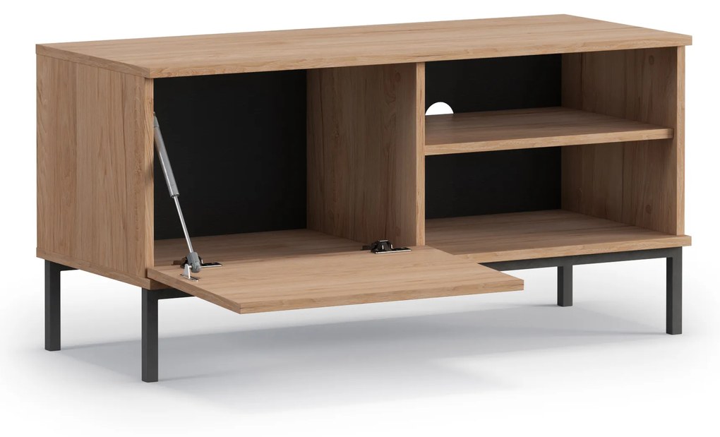 Tv stolík Quebec 1D (biela matná). Akcia -20%. Vlastná spoľahlivá doprava až k Vám domov. 1051871