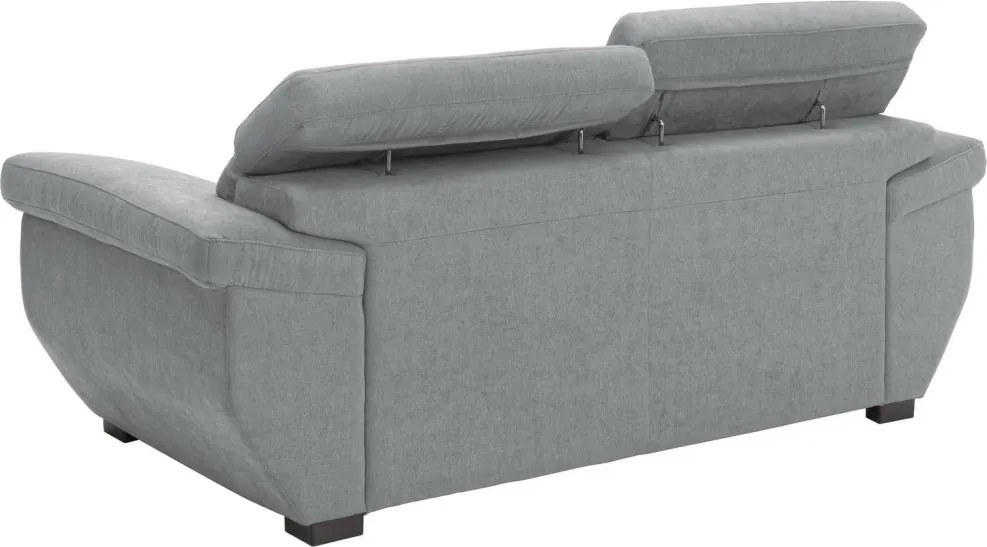 Dvojsedák Speedway, svetlo šedá látka