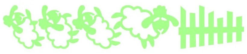 Svietiaca samolepka Fanastick Jumping Sheet