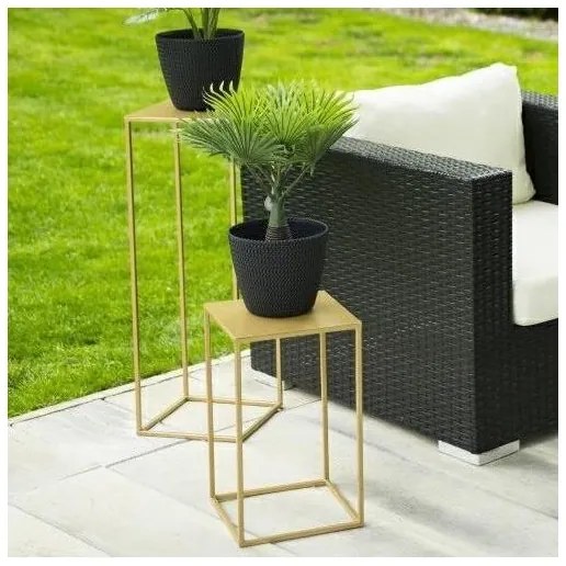 Stojan na kvety 40x24 cm zlatá