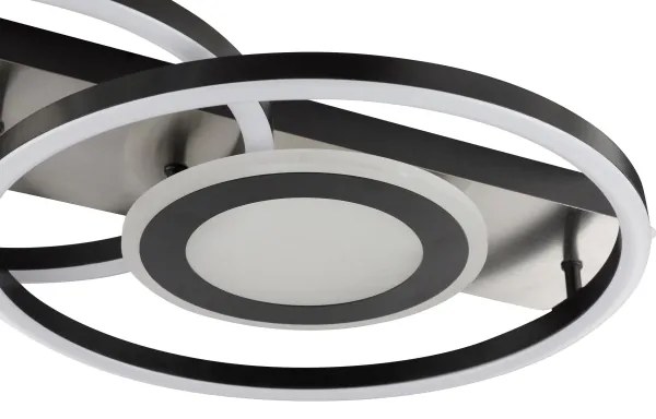 Brilliant - LED stmievateľné stropné svietidlo MAUREEN LED/27W/230V čierne