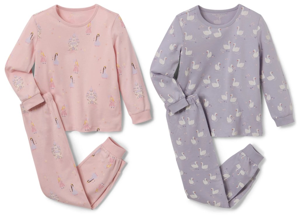 Detské pyžamá, 2 ks, ružové