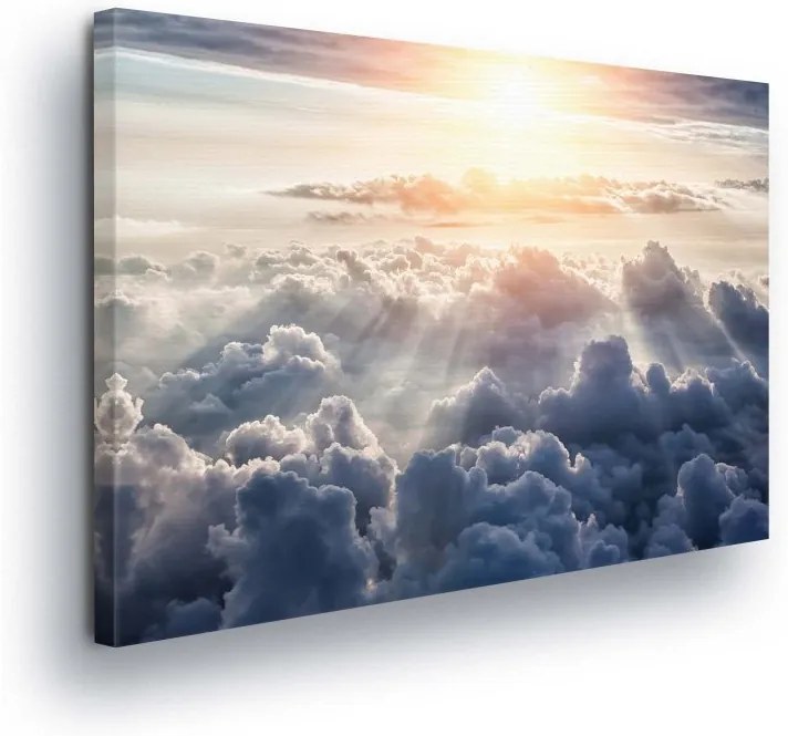 GLIX Obraz na plátne - The Sun in the Clouds 100x75 cm